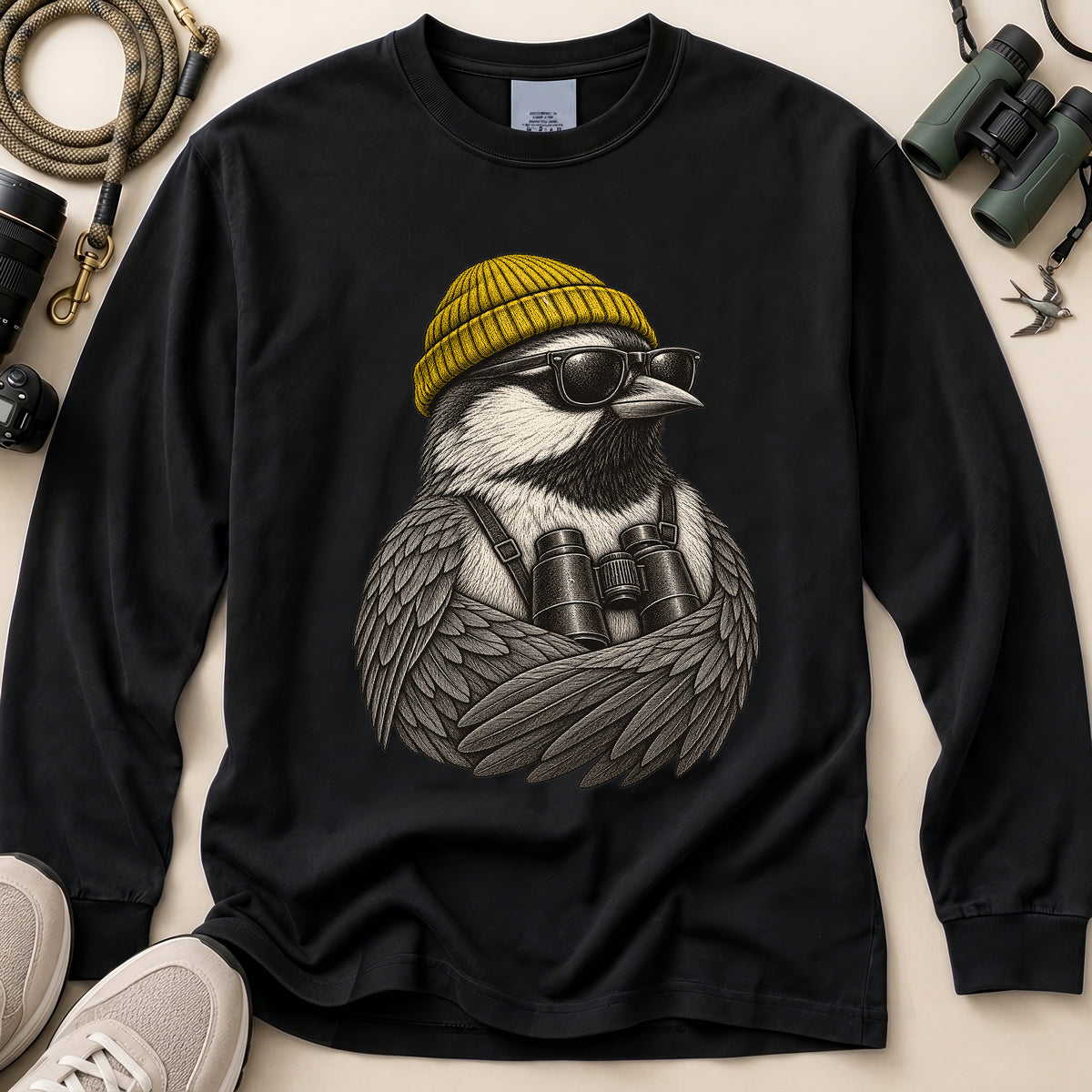 Cool Birder Chickadee T Shirt
