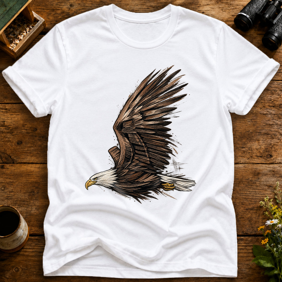 Majestic Eagle Flight T Shirt