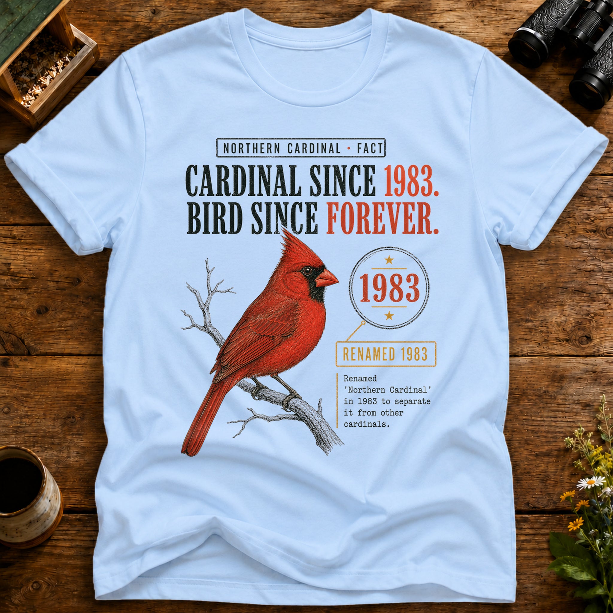 Cardinal Since 1983 Bird Facts T Shirt
