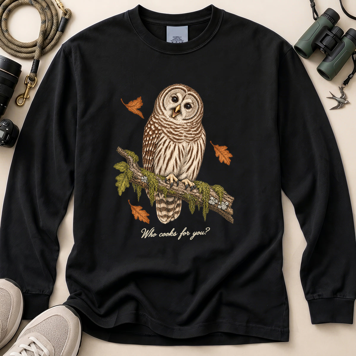 Who Cooks For You Owl T Shirt