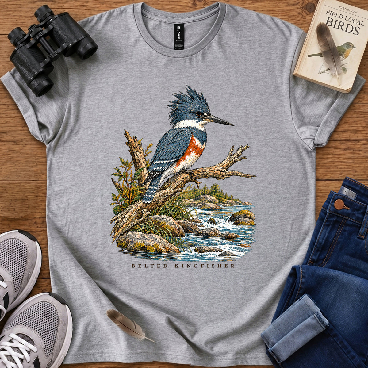 Belted Kingfisher T Shirt