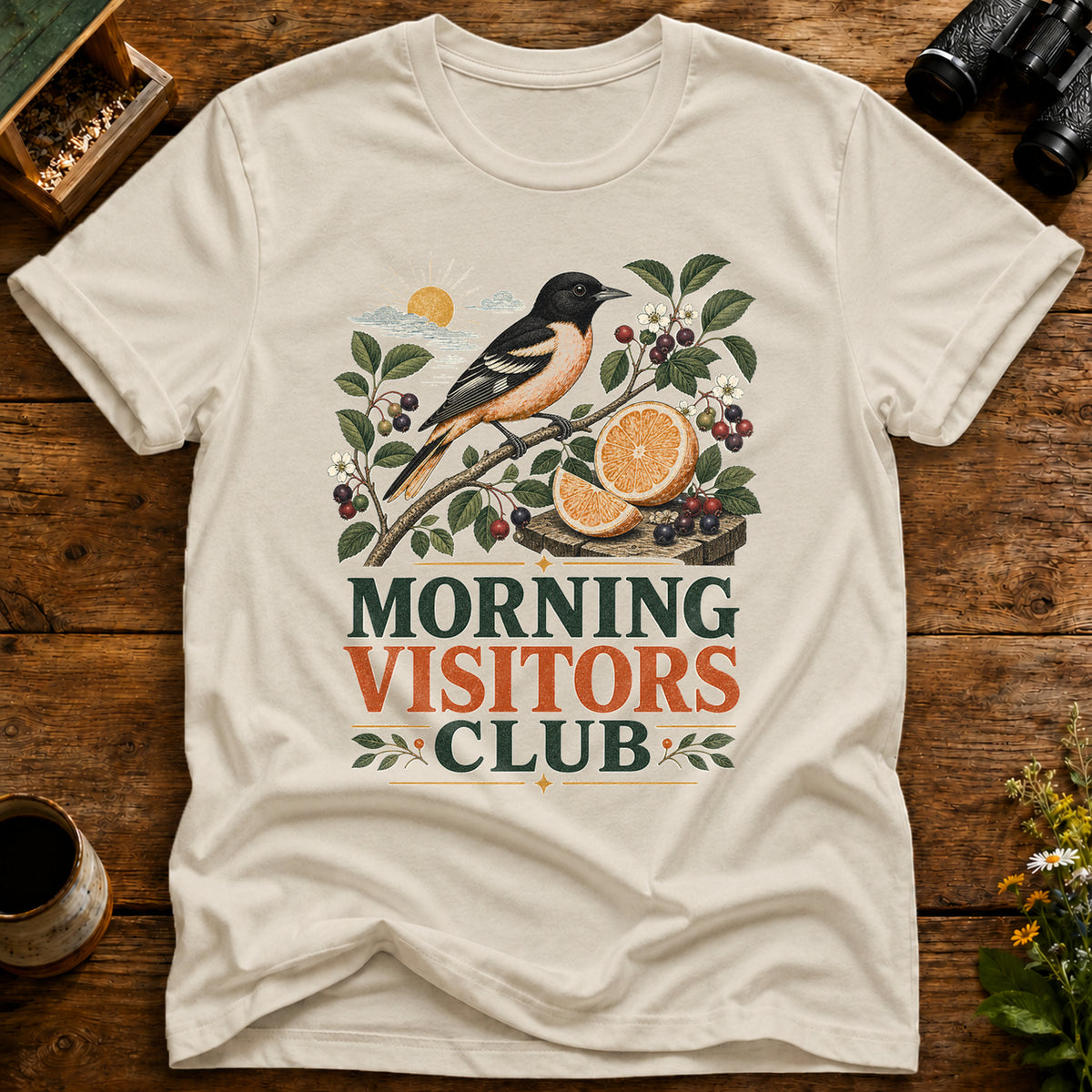 Morning Visitors Club T Shirt