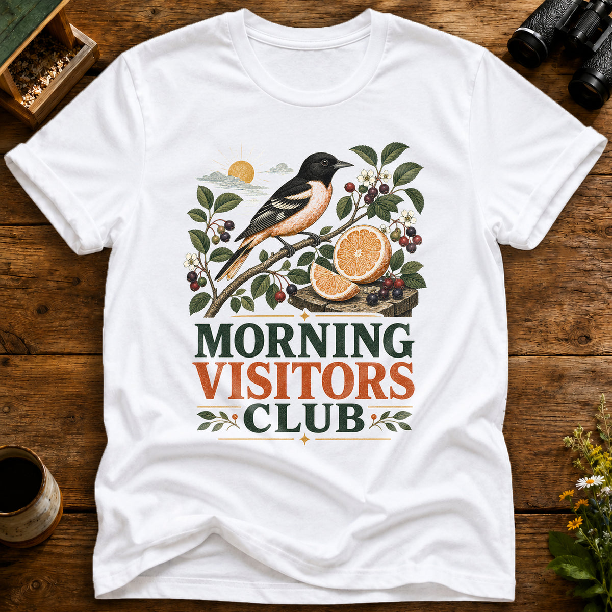 Morning Visitors Club T Shirt