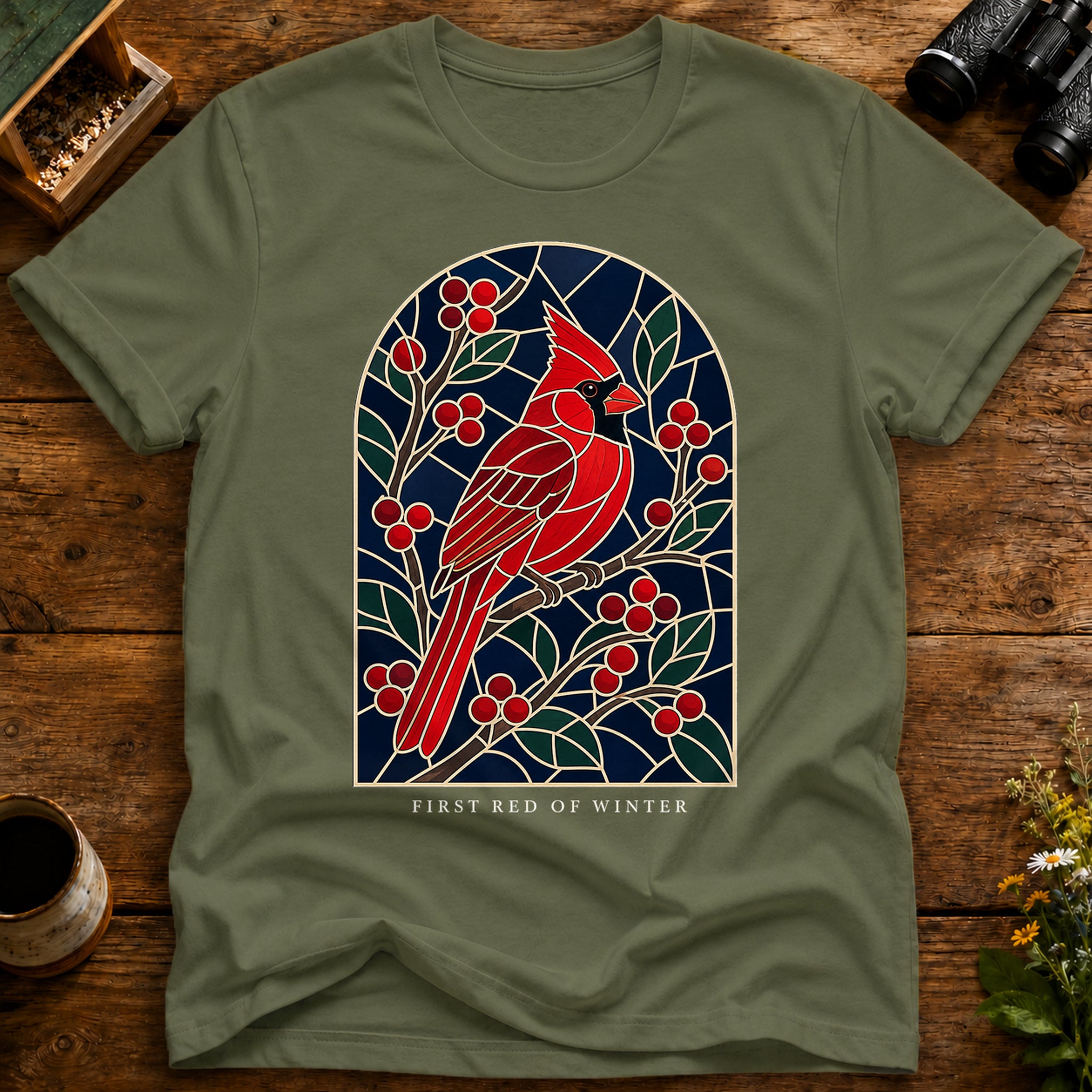 First Red Of Winter T Shirt
