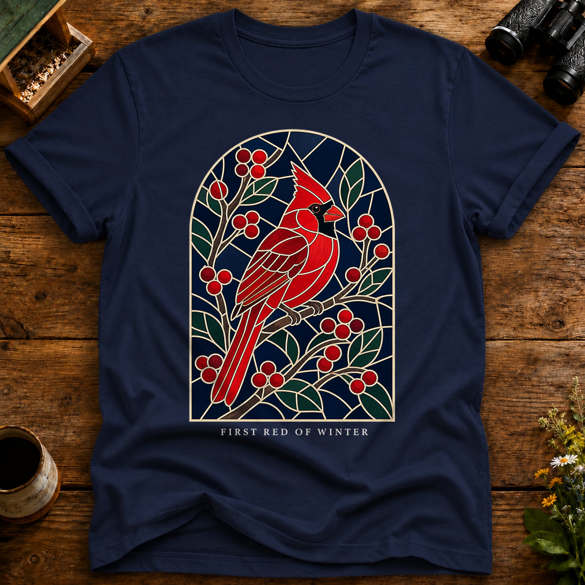 First Red Of Winter T Shirt