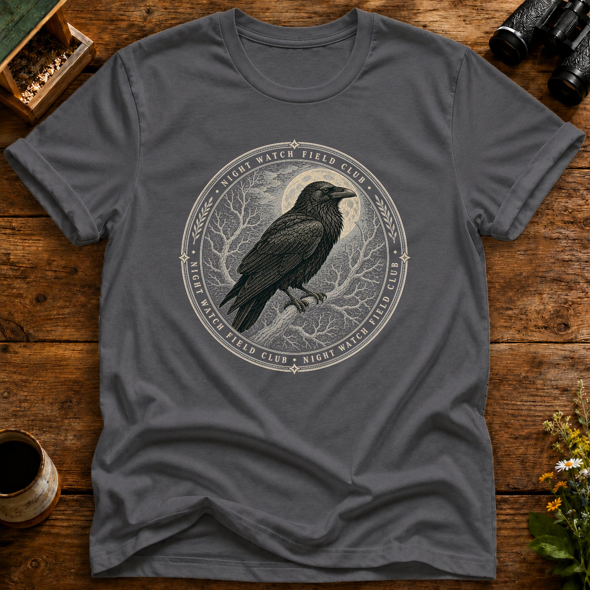 Raven Moon Watch Club T Shirt