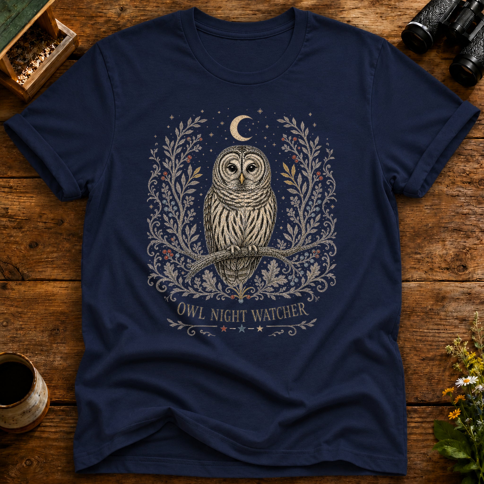 Owl Night Watcher T Shirt