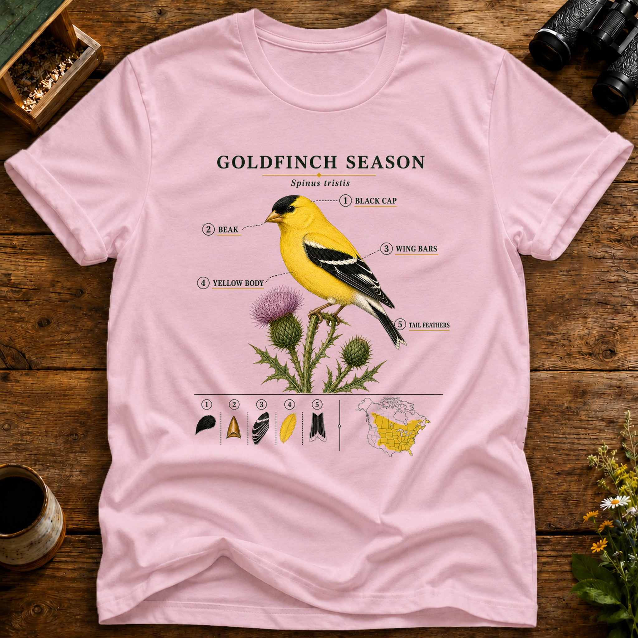 Goldfinch Season T Shirt