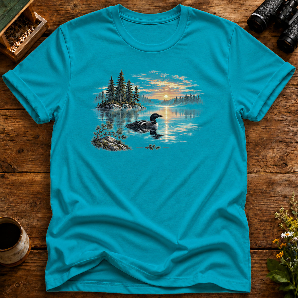 Morning Mist Loon T Shirt