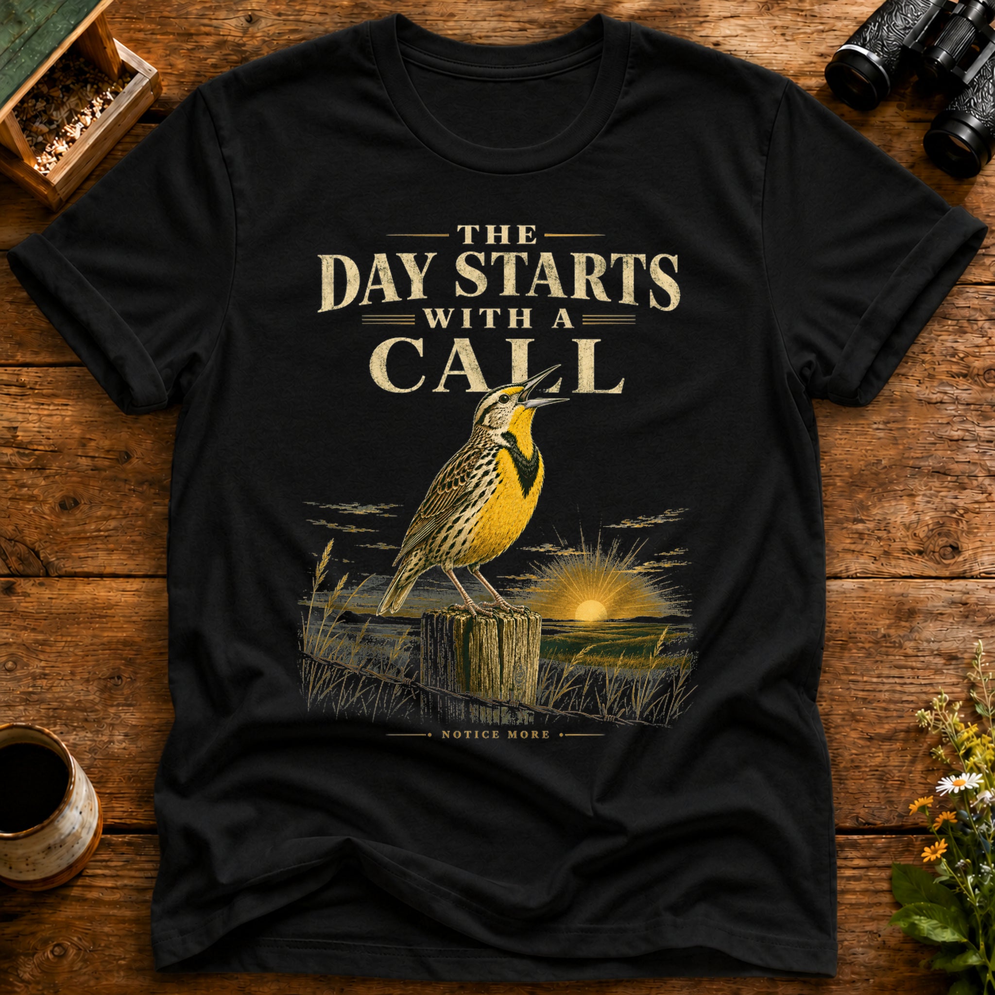 Day Starts With A Call T Shirt