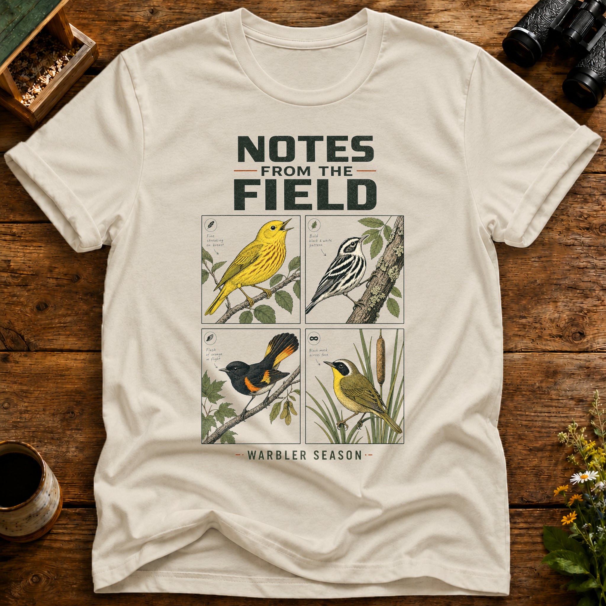 Field Notes Warbler Season T Shirt