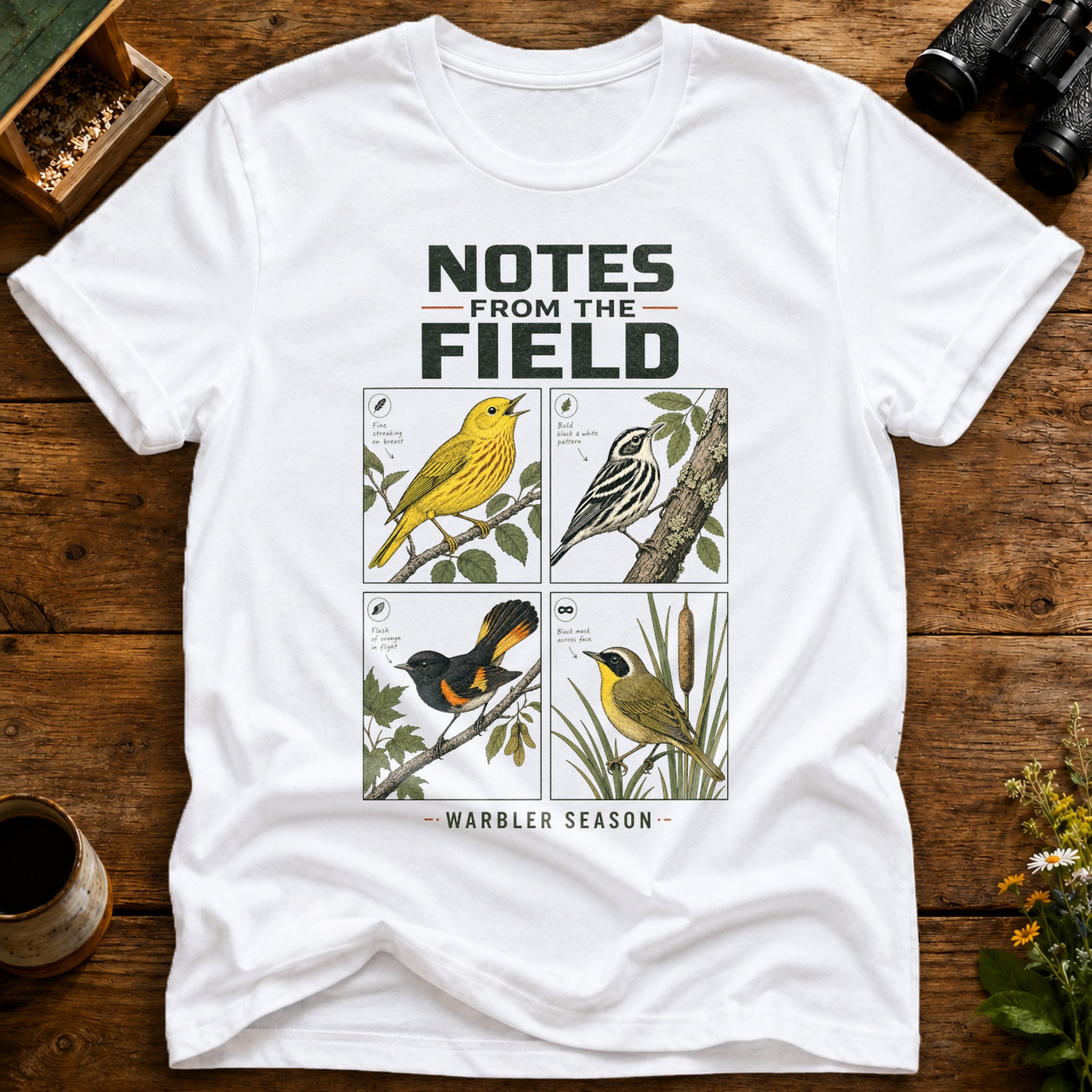 Field Notes Warbler Season T Shirt