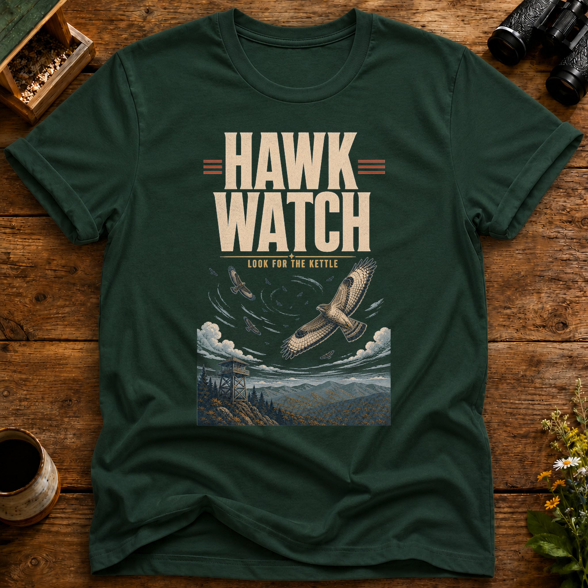 Hawk Watch Kettle T Shirt