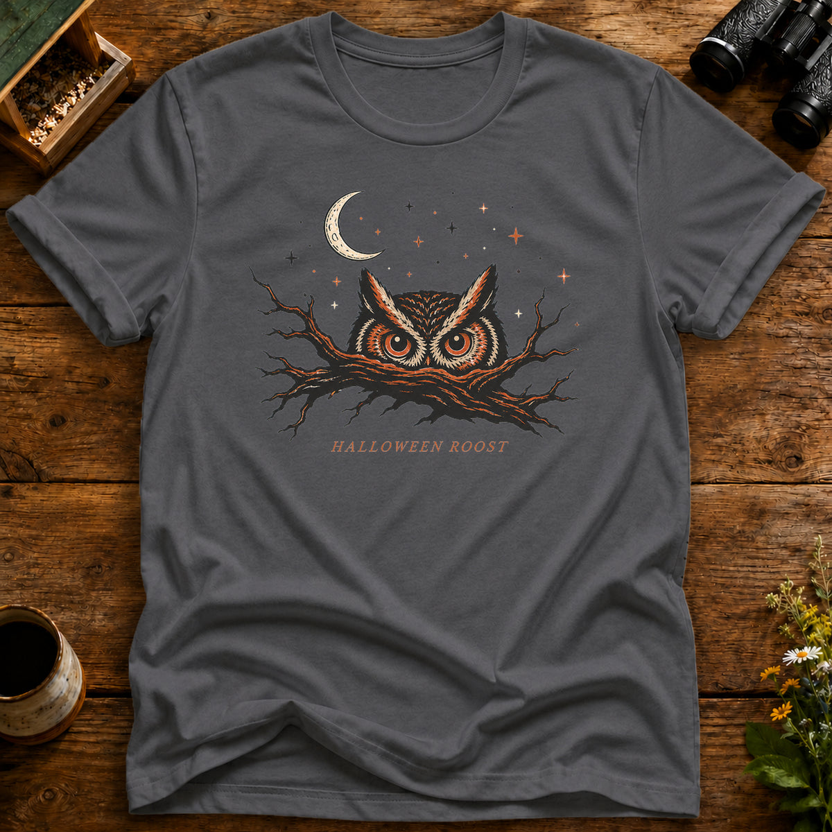 Nocturnal Owl Perch T Shirt