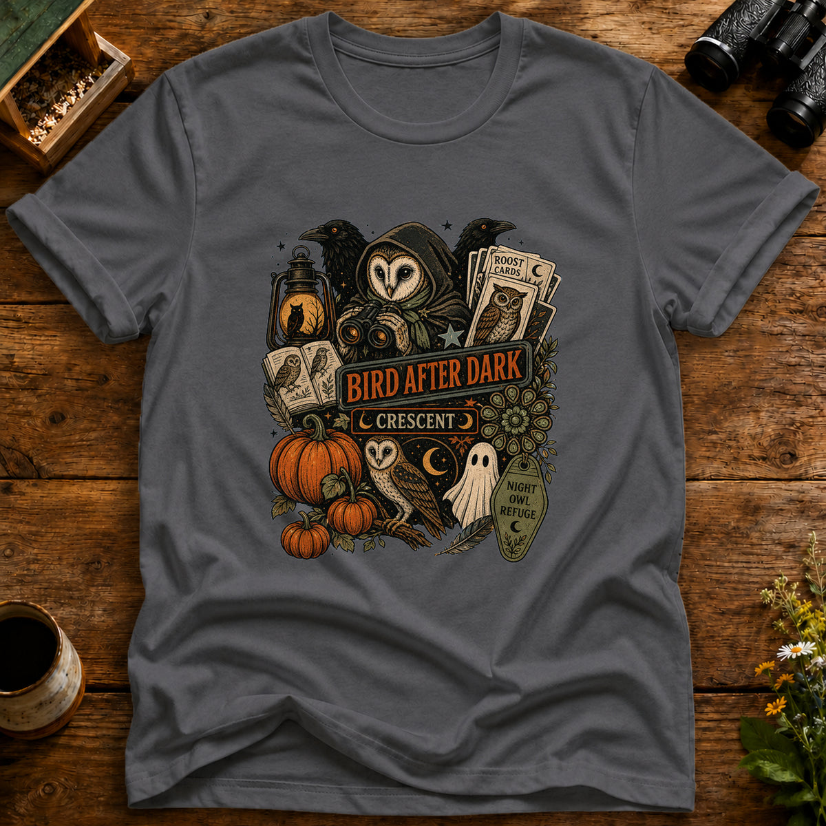 Bird After Dark T Shirt