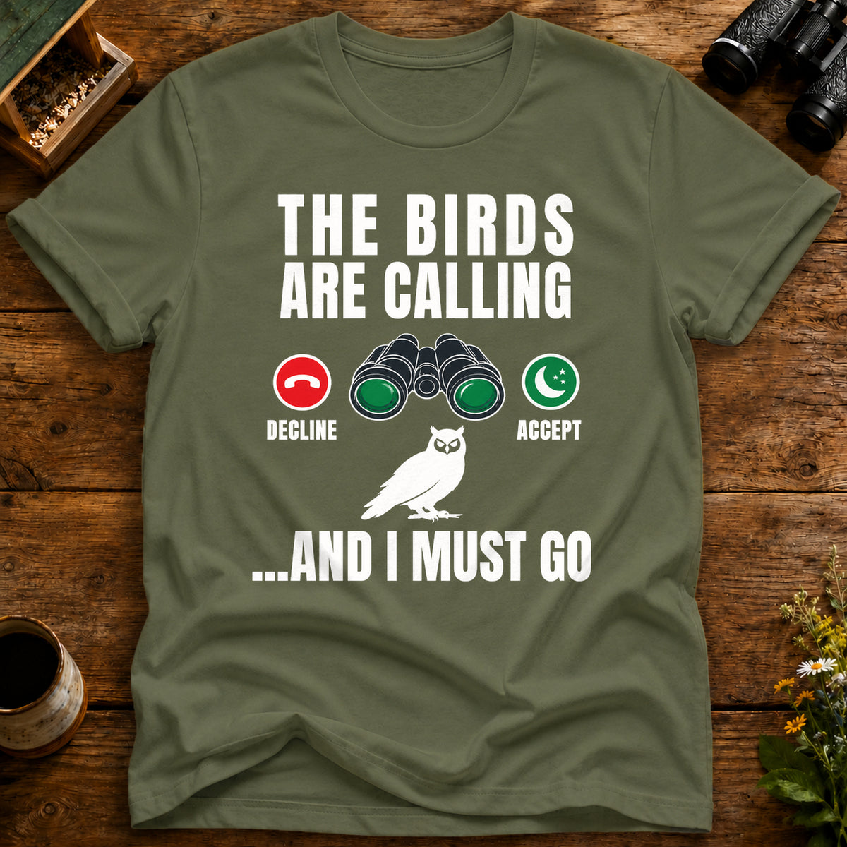Birds Are Calling T Shirt