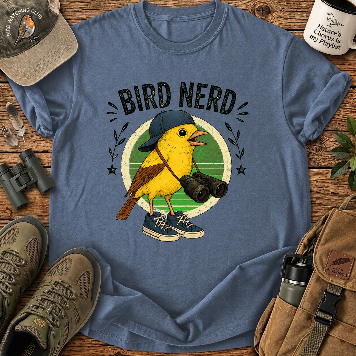 Certified Bird Nerd T Shirt