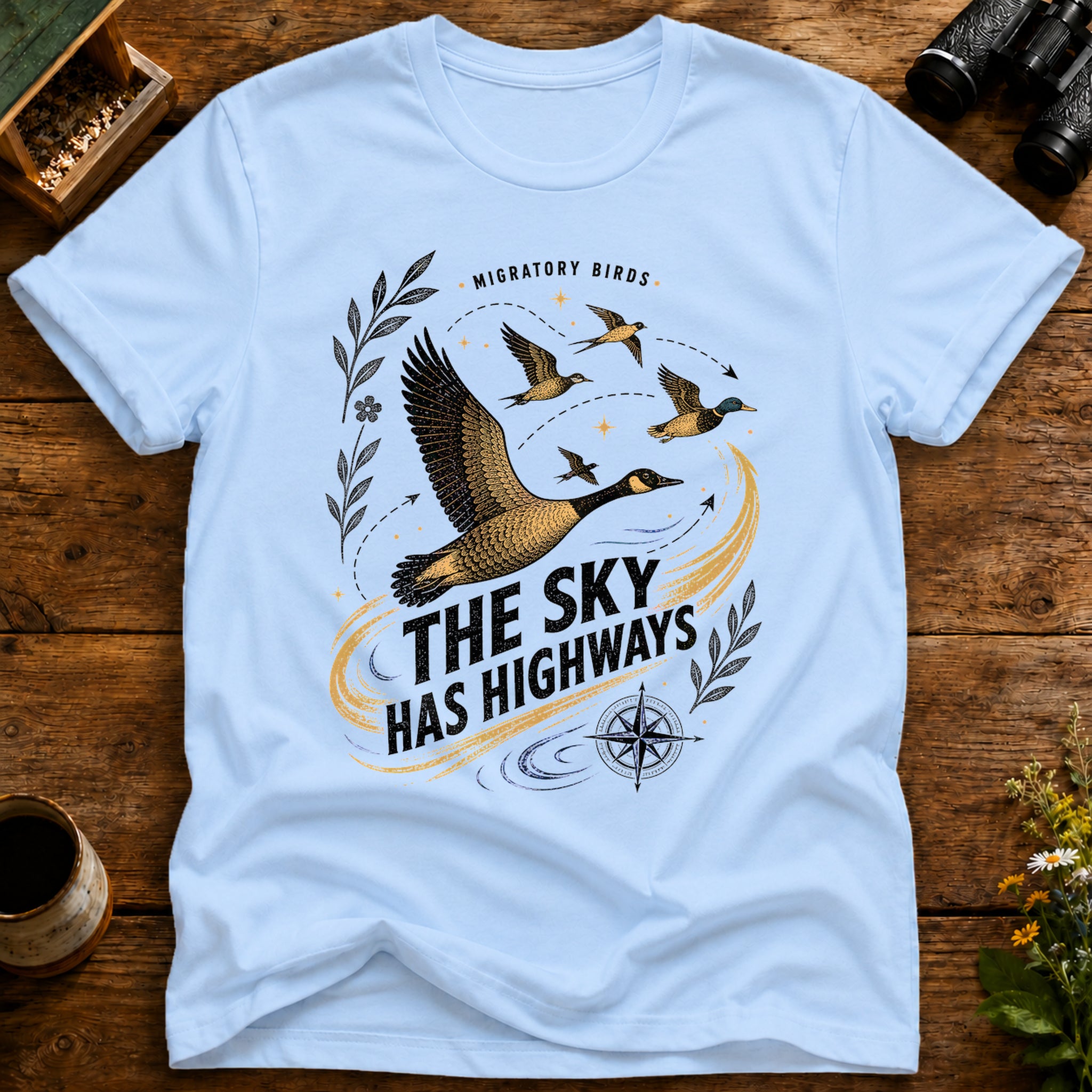 Sky Highways Bird T Shirt