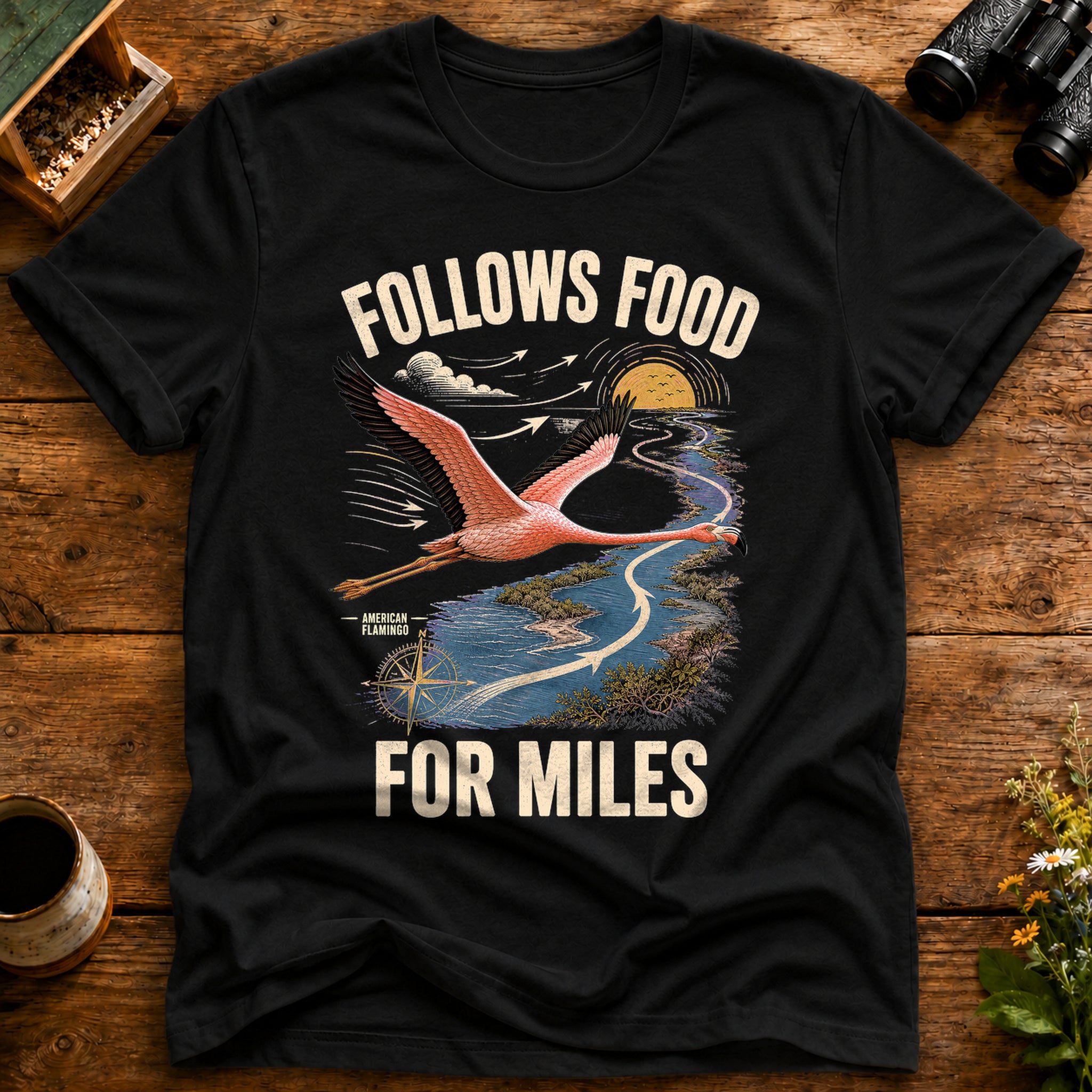 Follows Food For Miles T Shirt