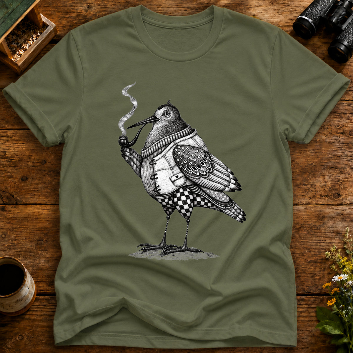 Dapper Shorebird Pipe T Shirt