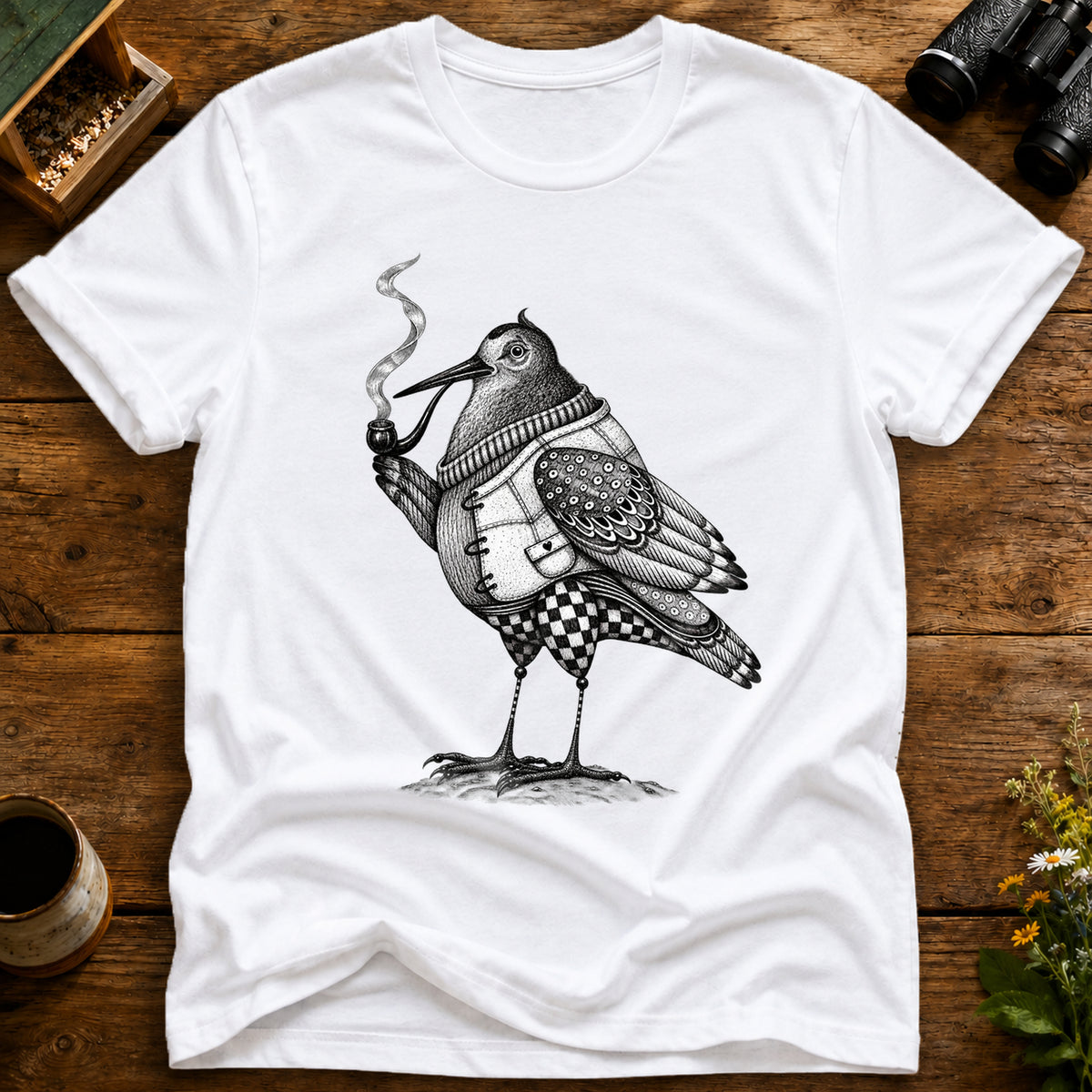 Dapper Shorebird Pipe T Shirt