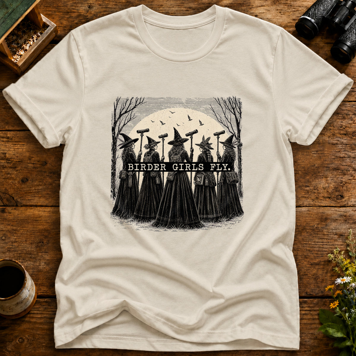 Birding Coven Flies T Shirt