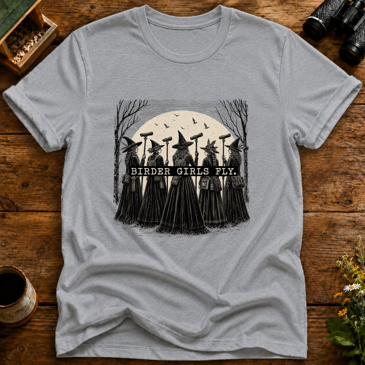 Birding Coven Flies T Shirt
