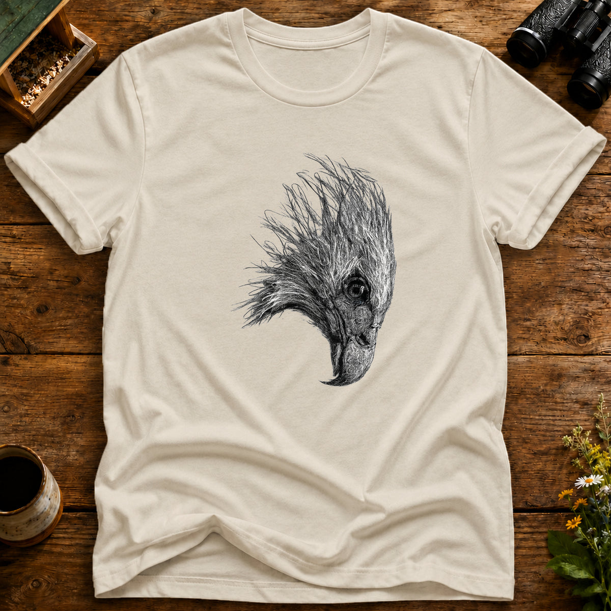 Fierce Gaze Eagle T Shirt