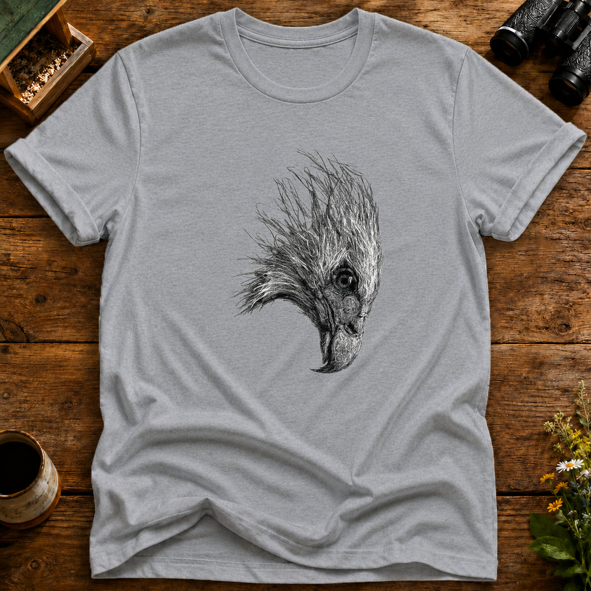 Fierce Gaze Eagle T Shirt