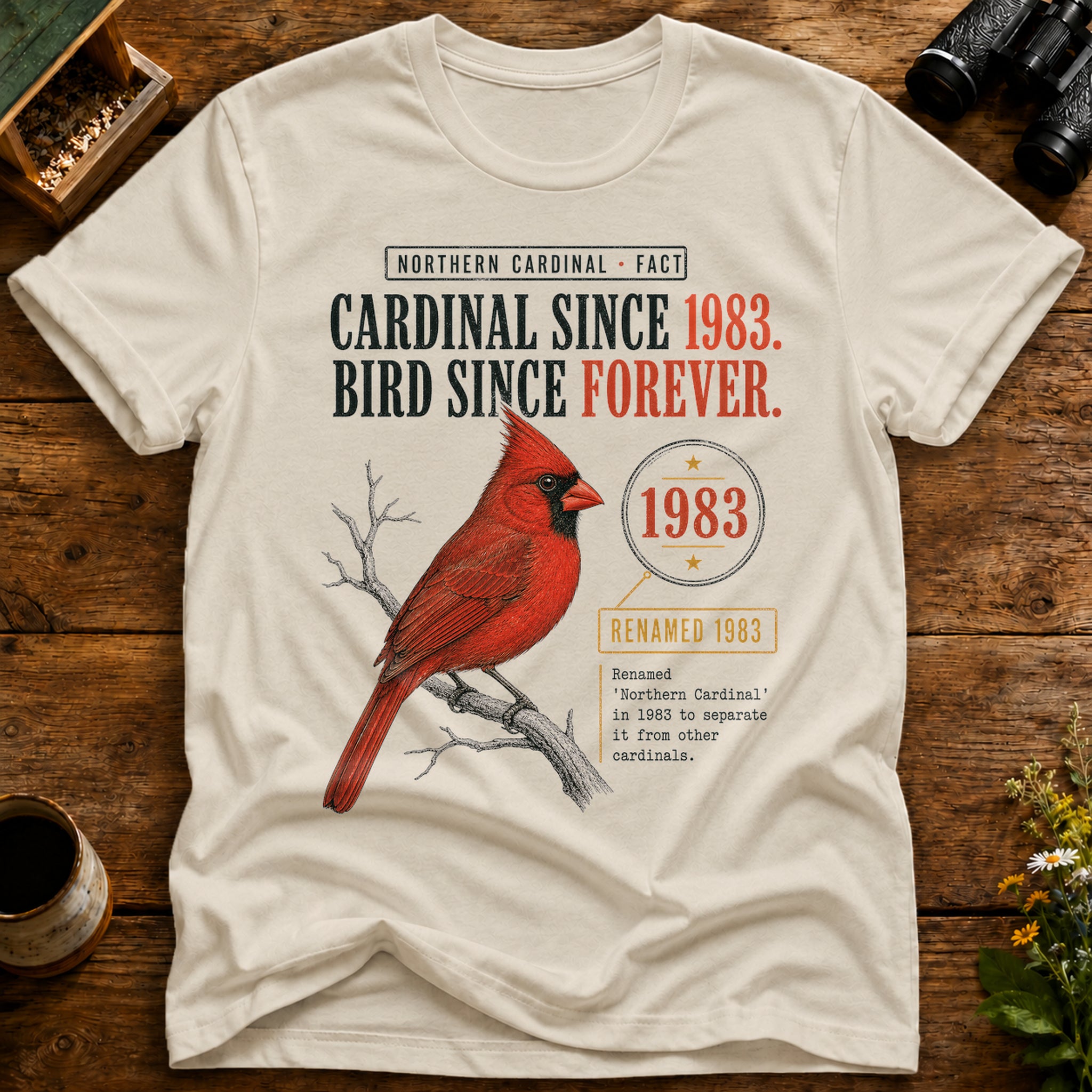 Cardinal Since 1983 Bird Facts T Shirt