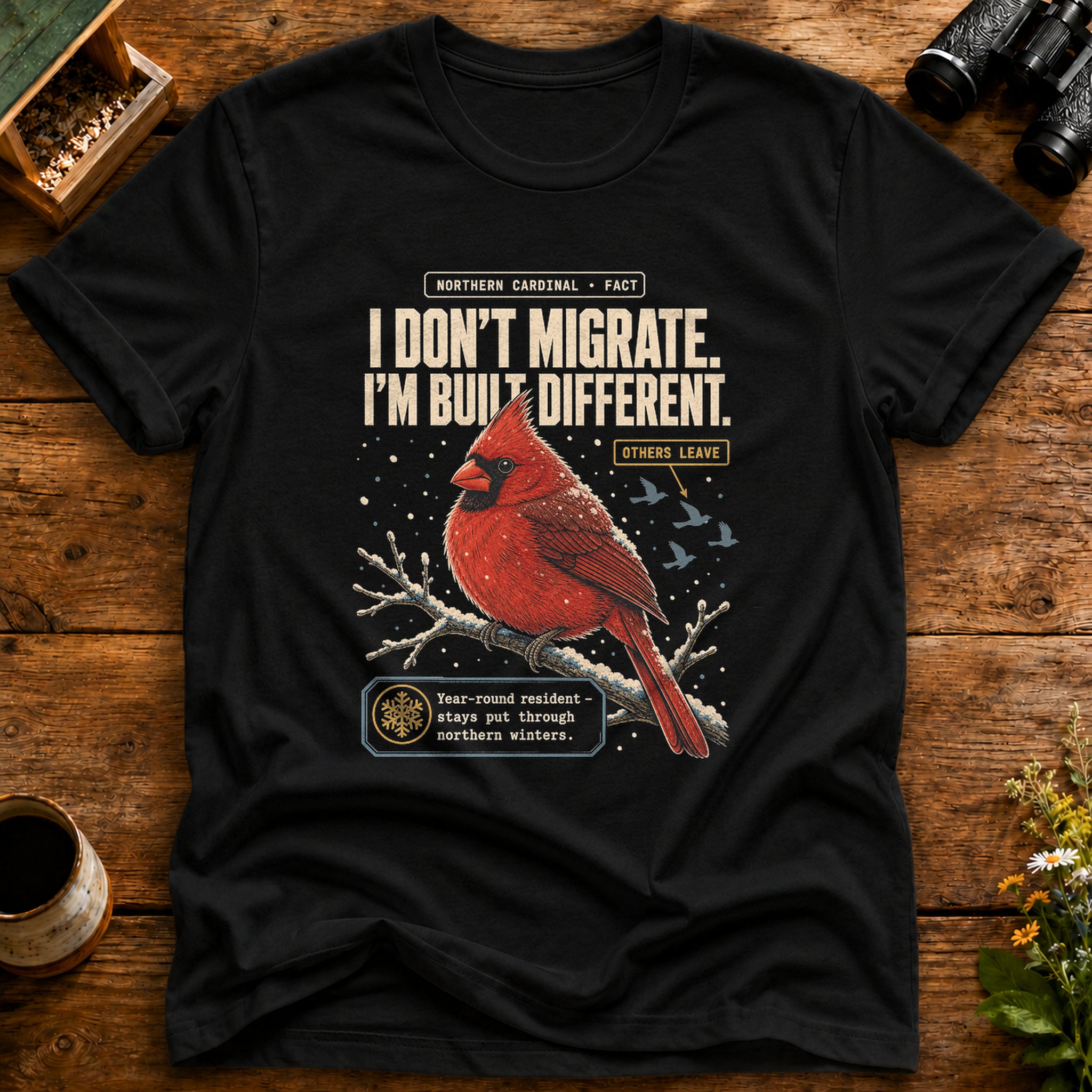 Built Different Cardinal T Shirt