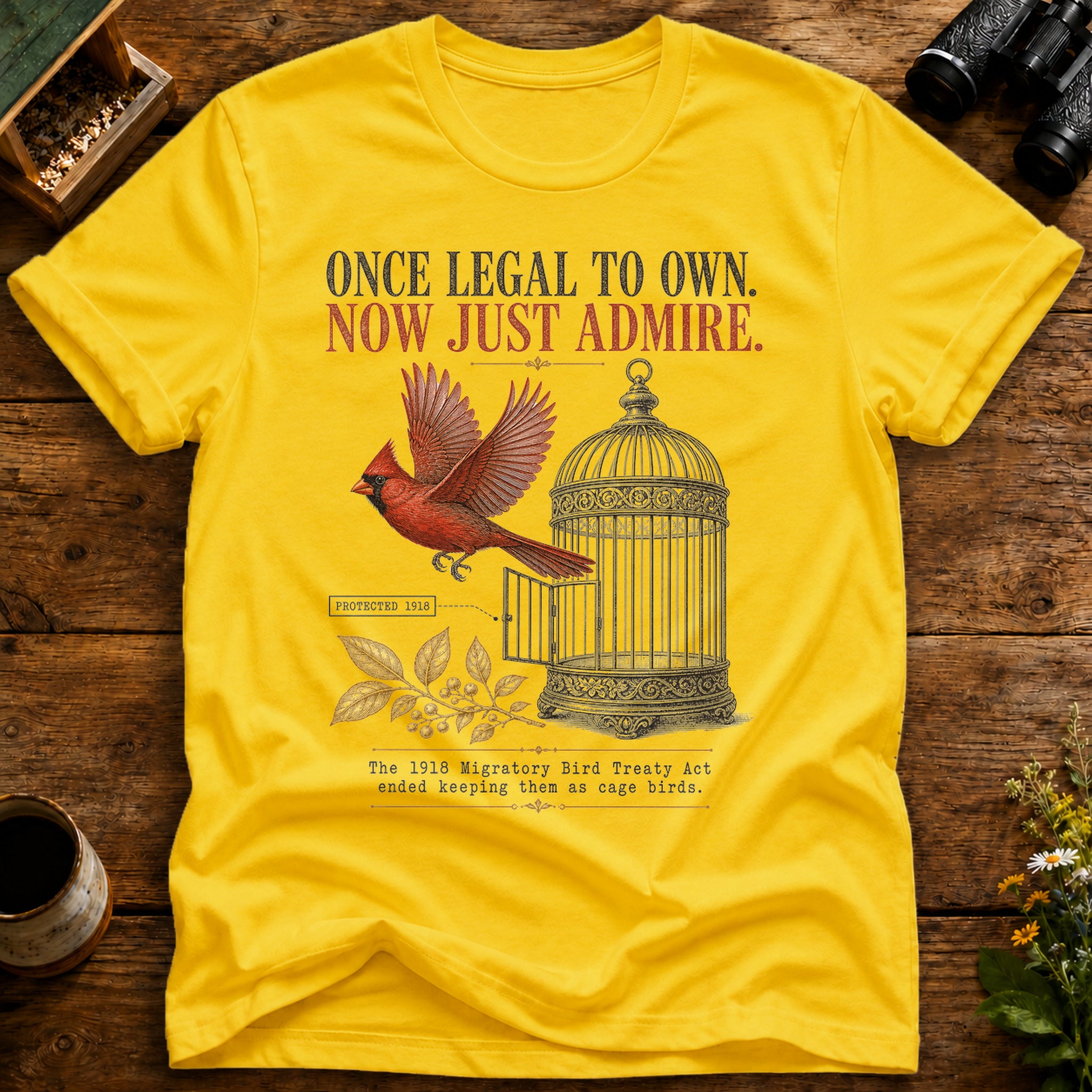 Admire The Freedom Bird T Shirt