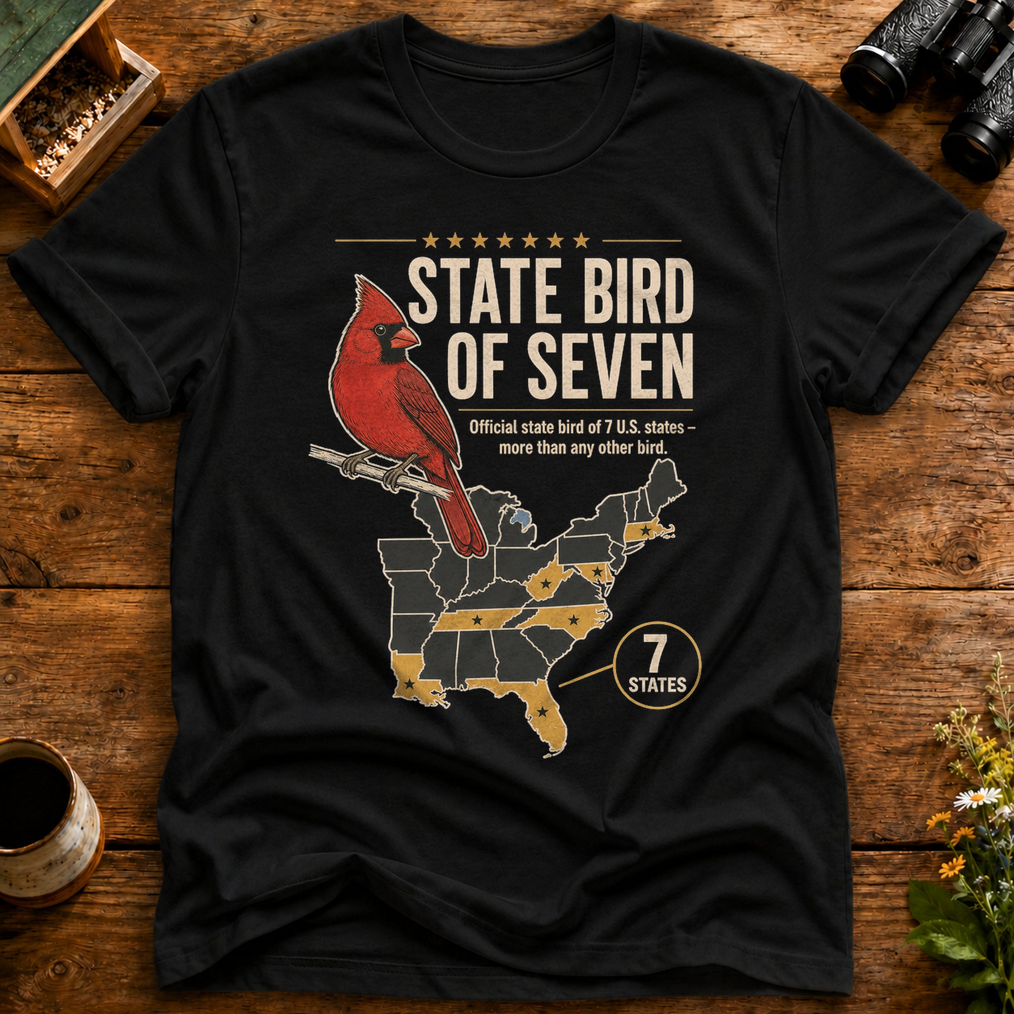 State Bird Of Seven T Shirt