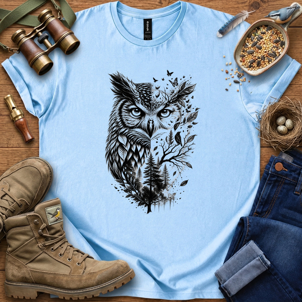 Forest Guardian Owl T Shirt