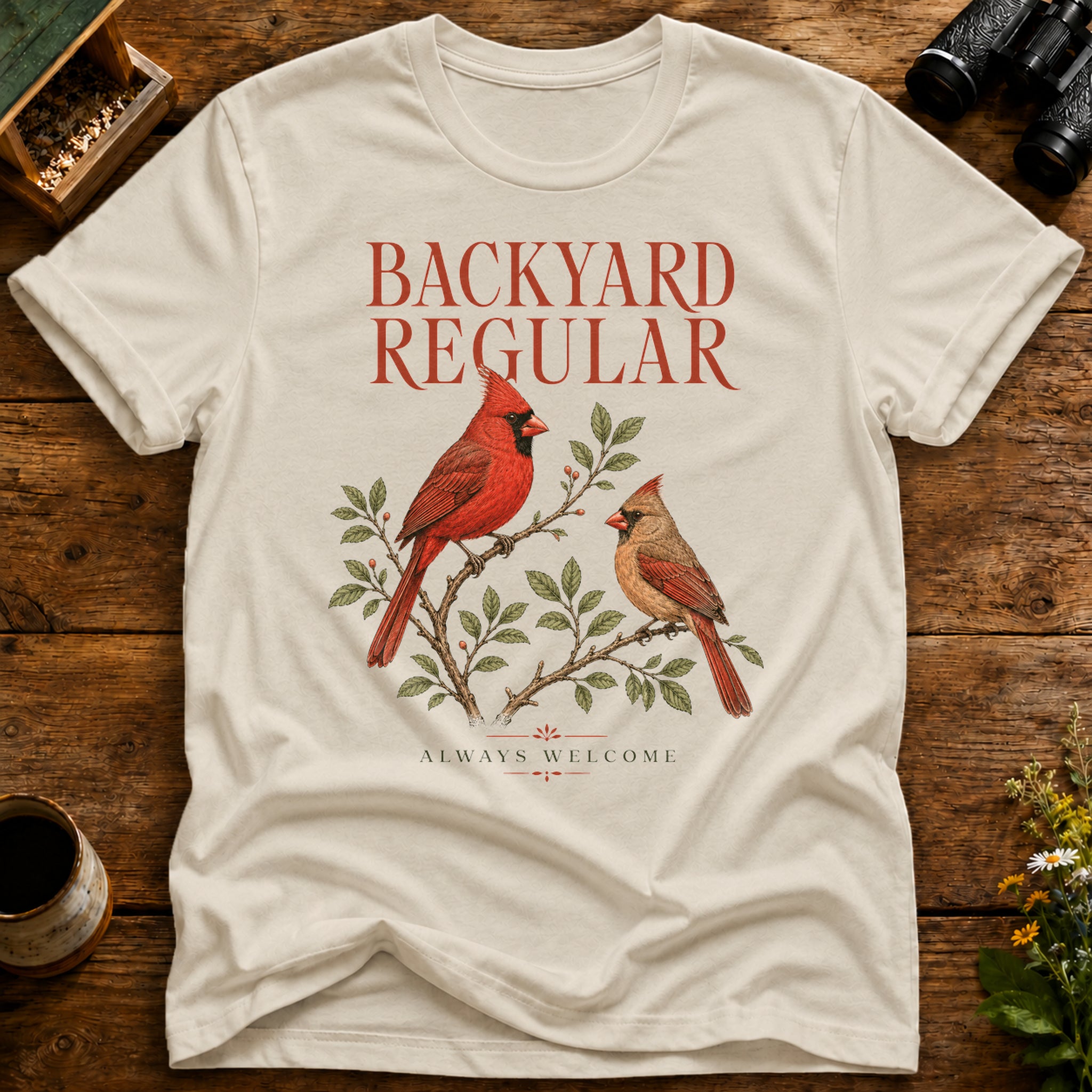 Backyard Regular Cardinal T Shirt