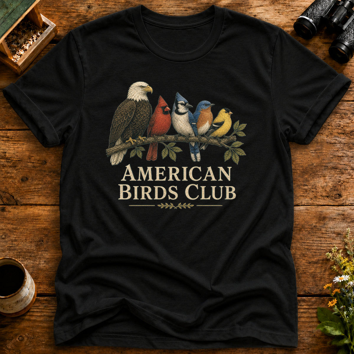 American Birds Club T Shirt