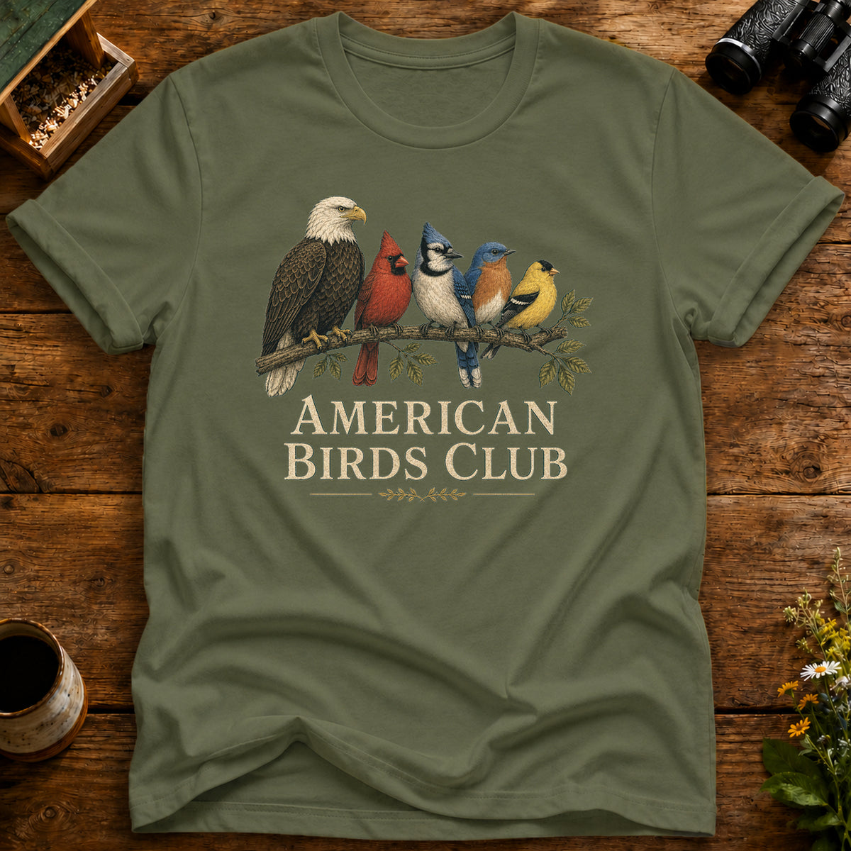 American Birds Club T Shirt