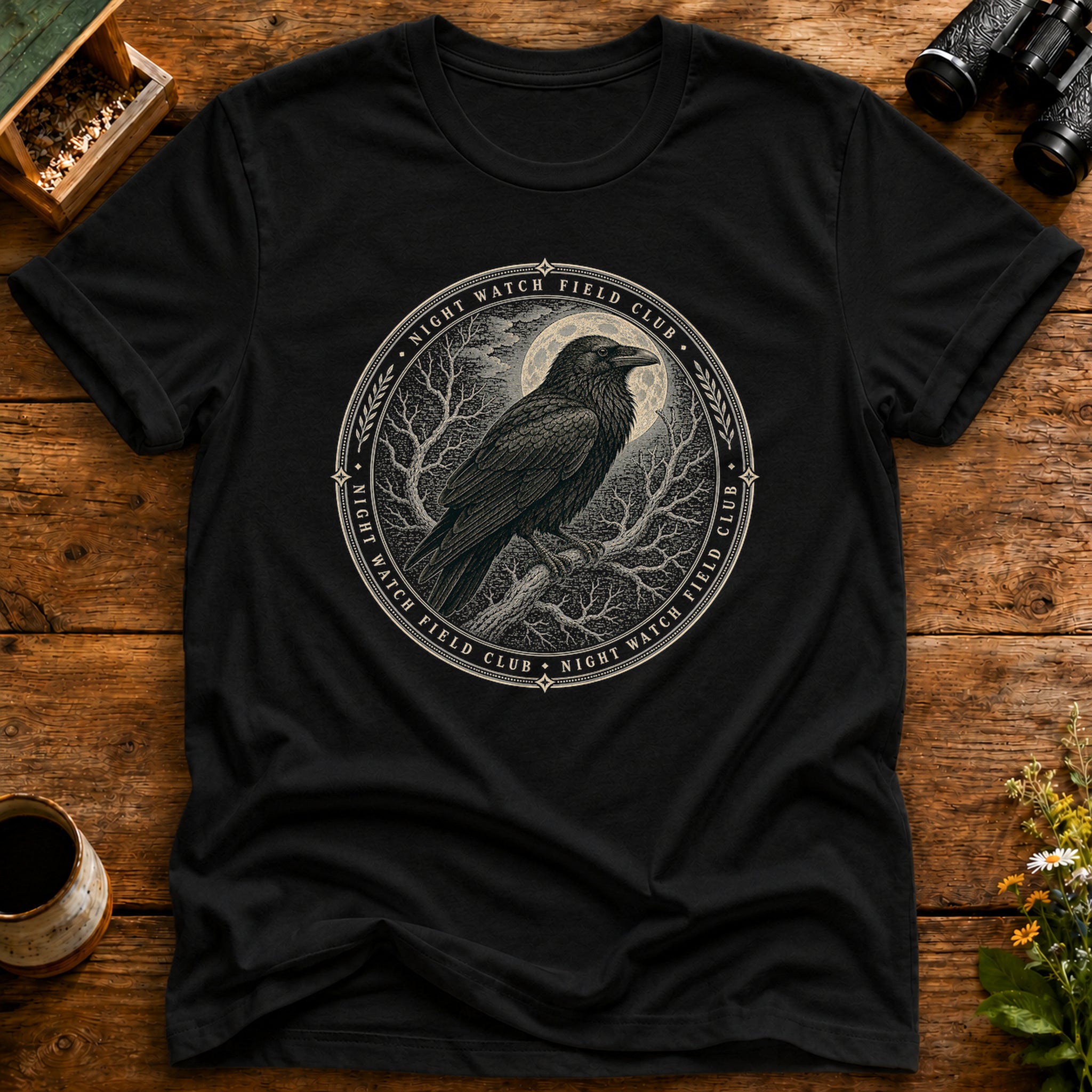 Raven Moon Watch Club T Shirt