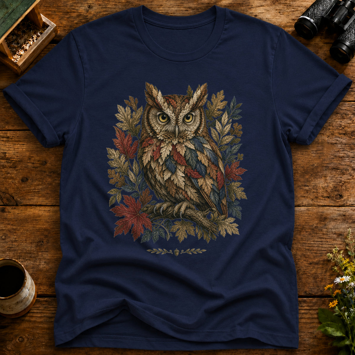 Forest Owl Sentinel T Shirt