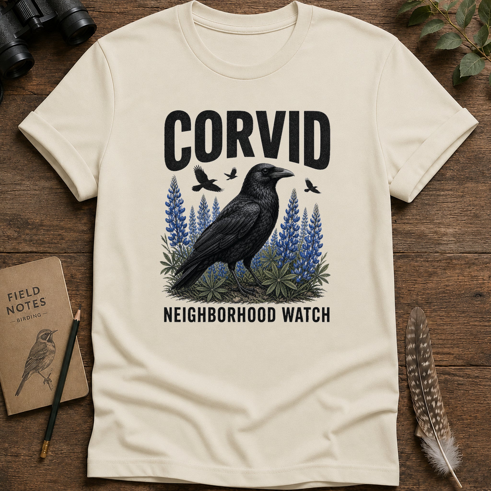 Corvid Neighborhood Watch T Shirt