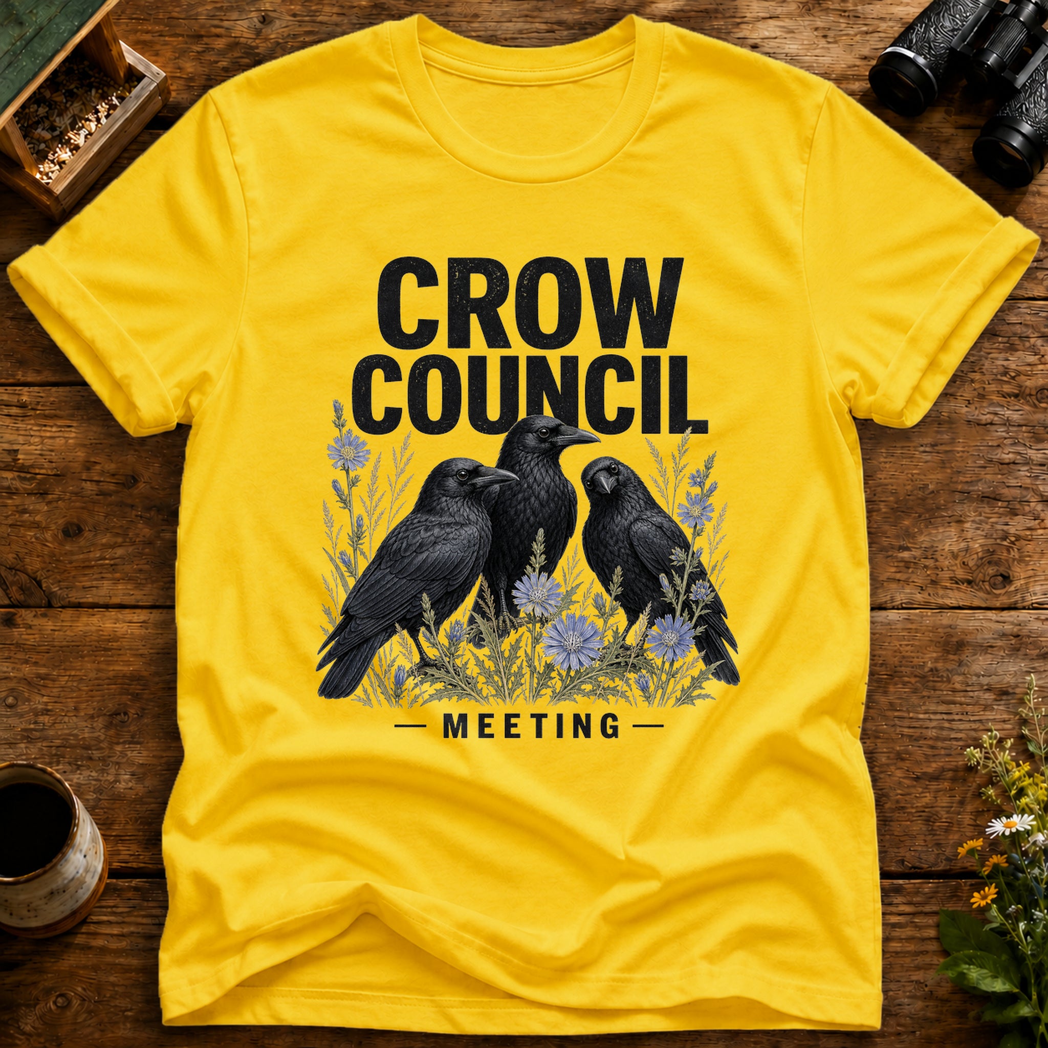 Crow Council Meeting T Shirt