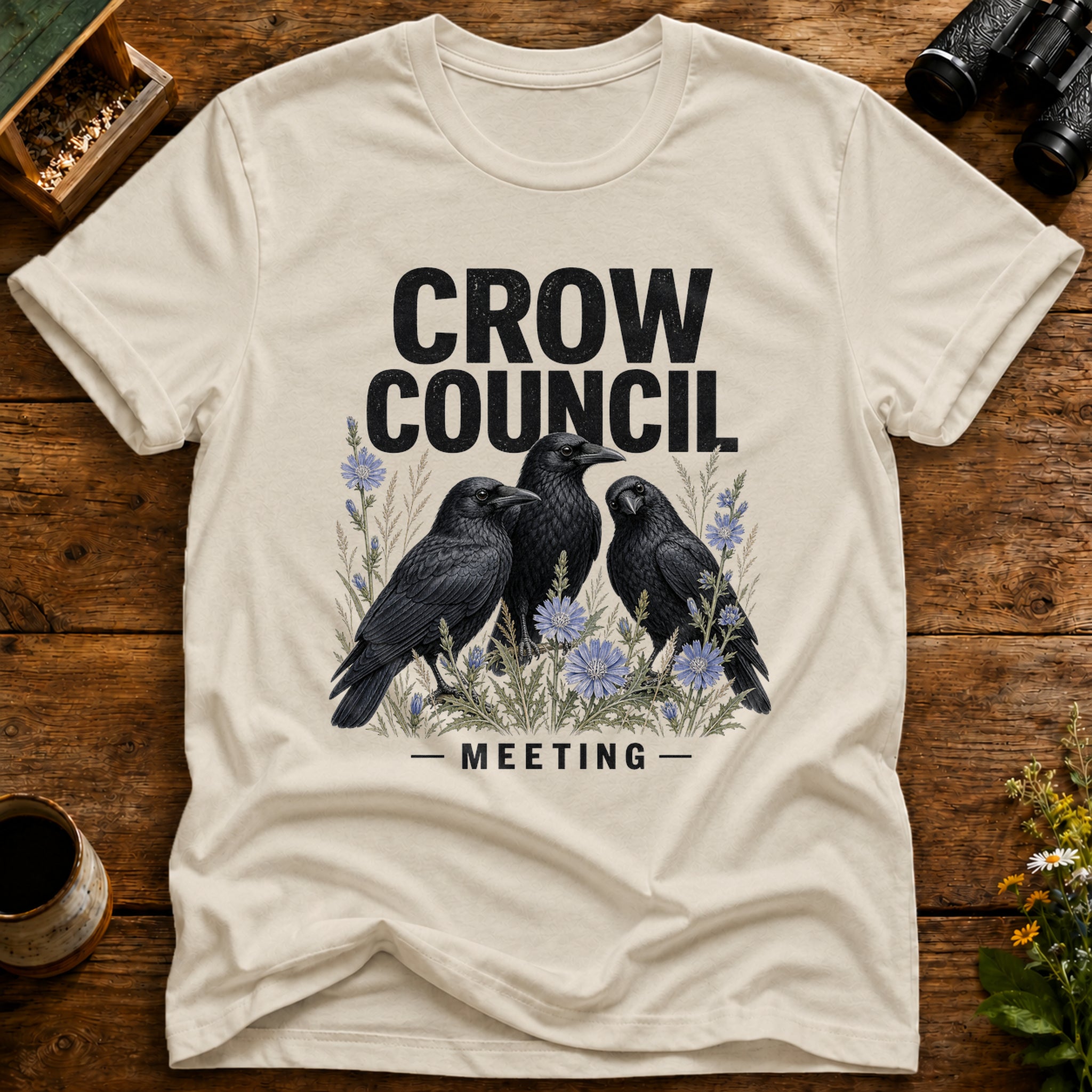 Crow Council Meeting T Shirt