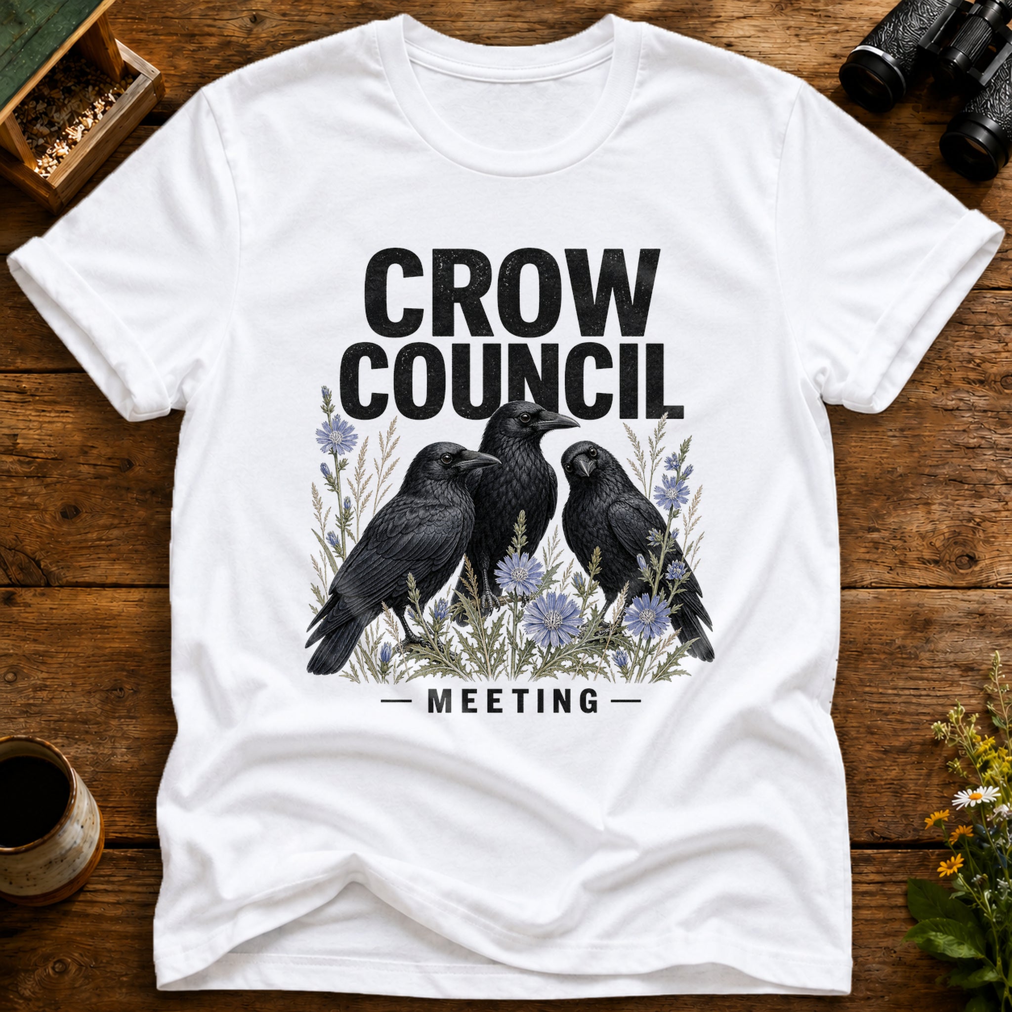 Crow Council Meeting T Shirt