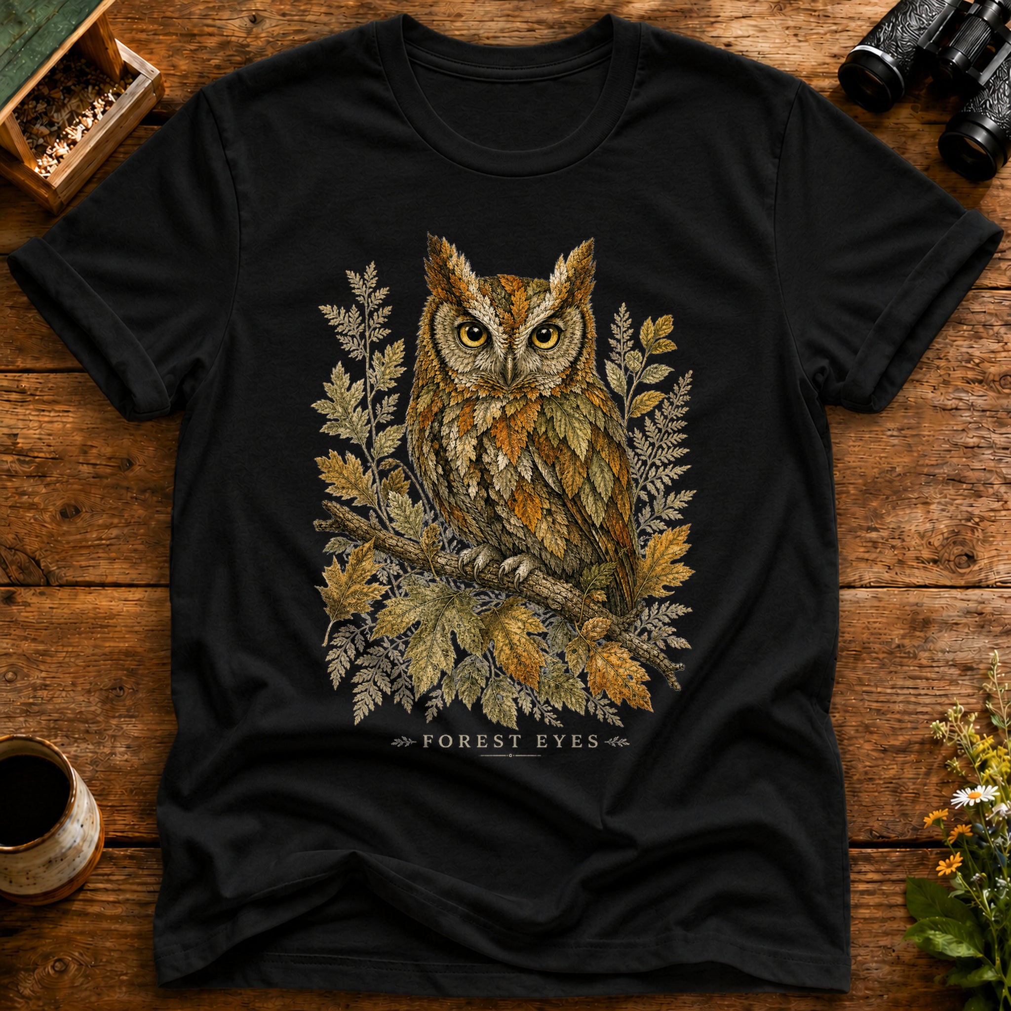 Forest Eyes Owl T Shirt