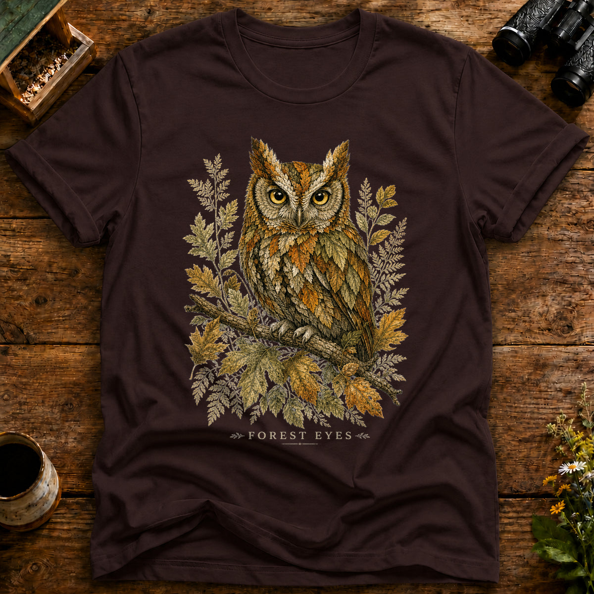 Forest Eyes Owl T Shirt