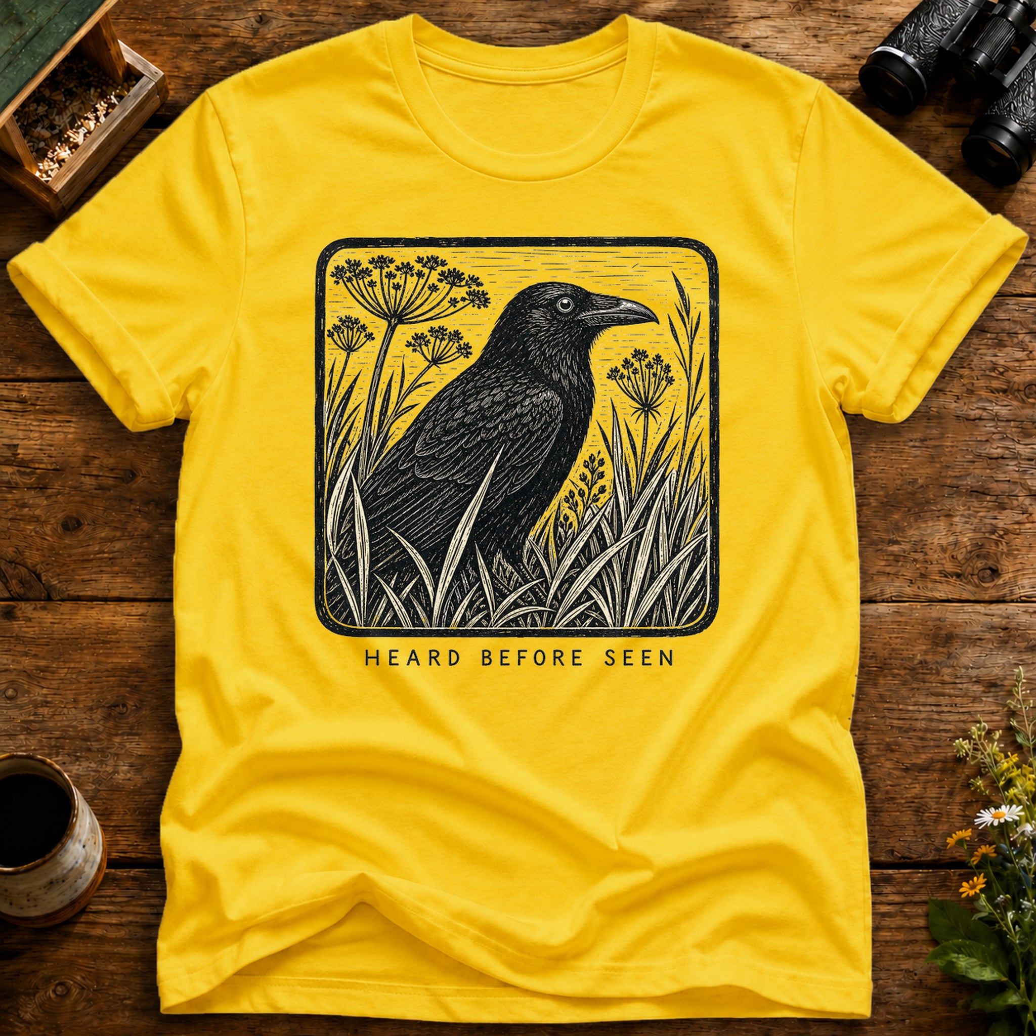 Heard Before Seen Raven T Shirt