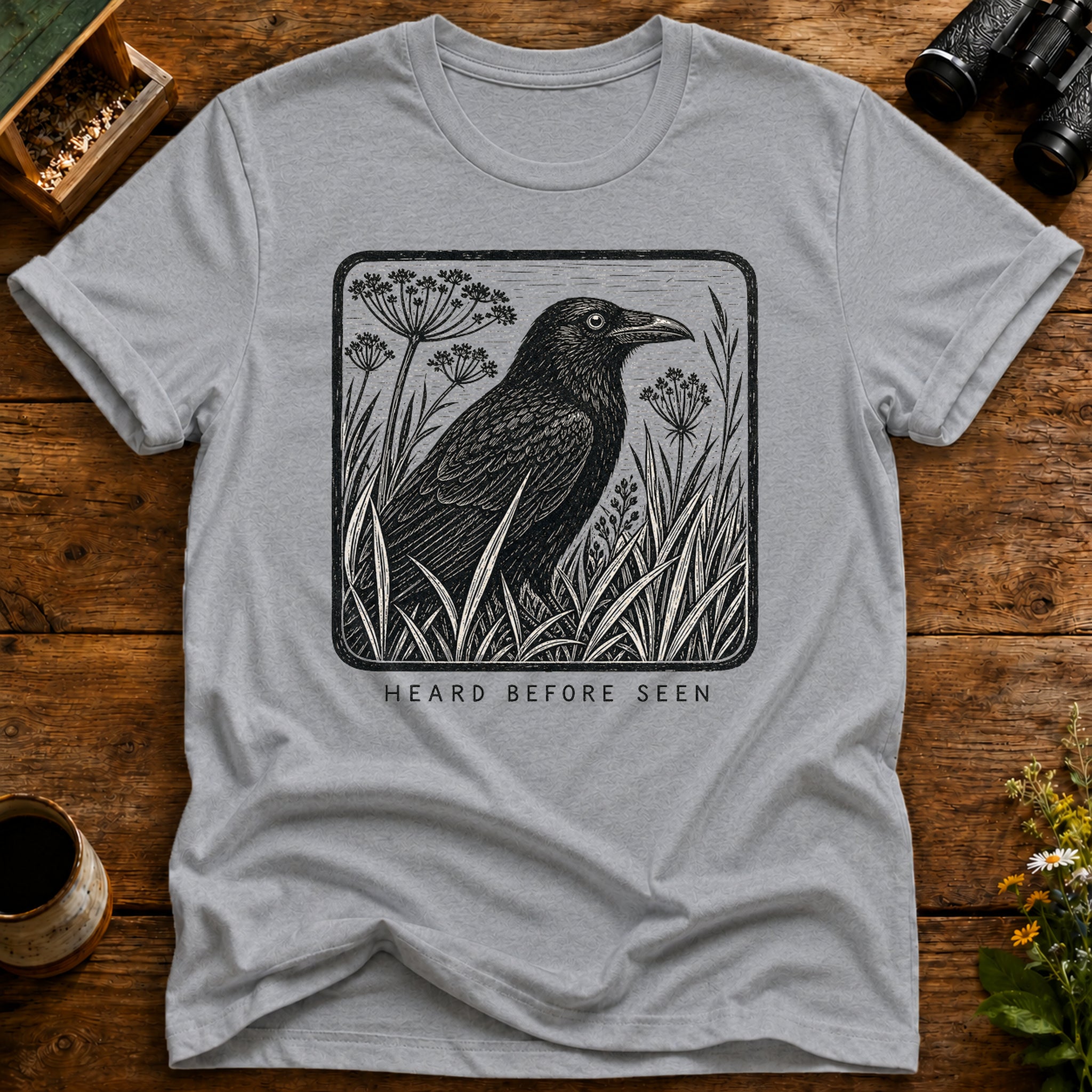 Heard Before Seen Raven T Shirt