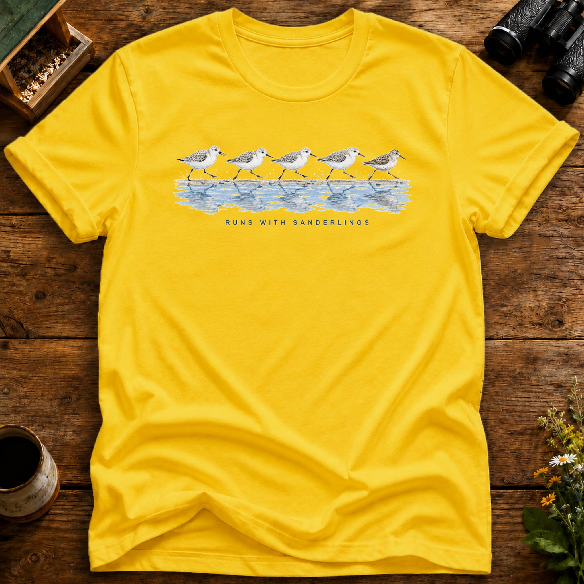 Runs With Sanderlings T Shirt