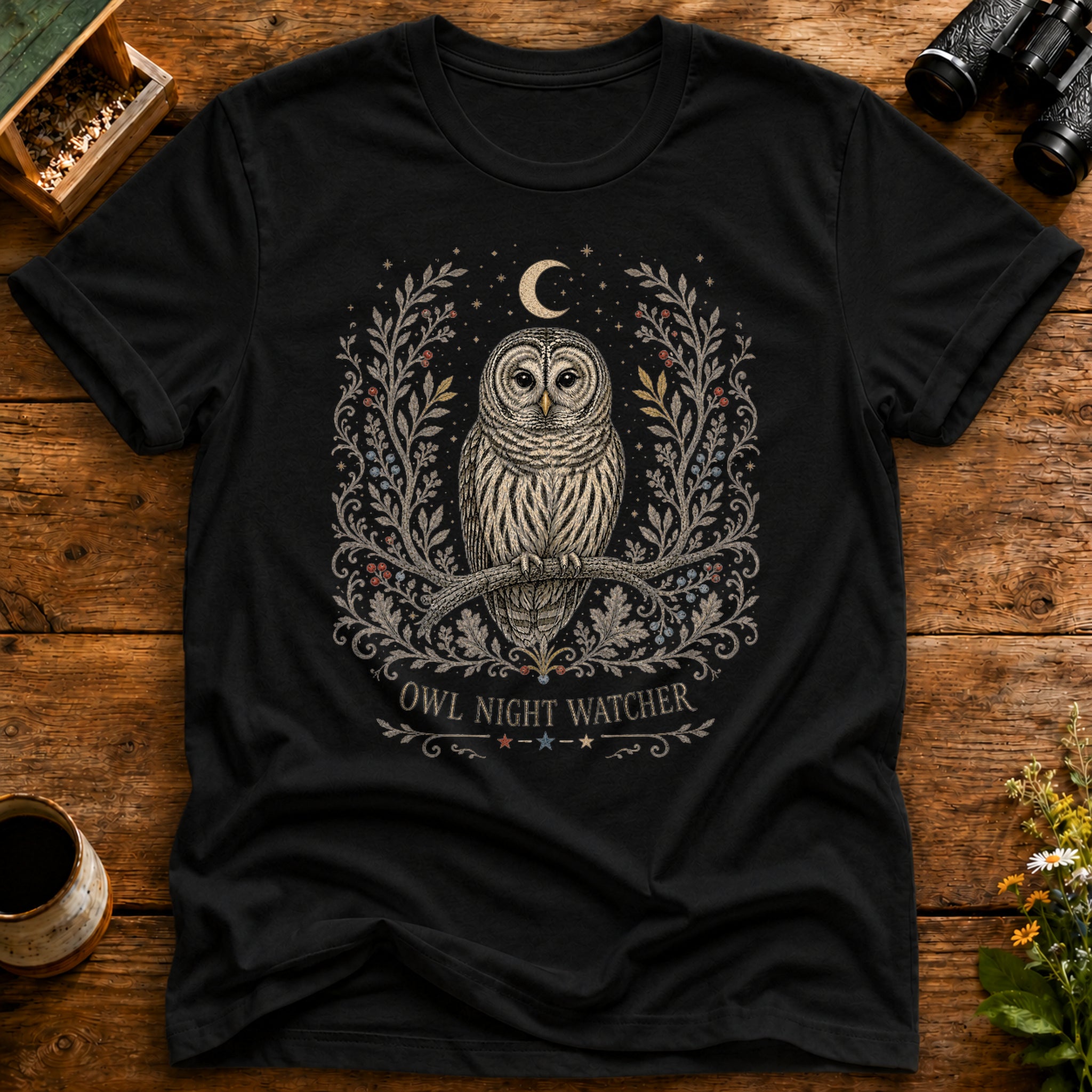 Owl Night Watcher T Shirt