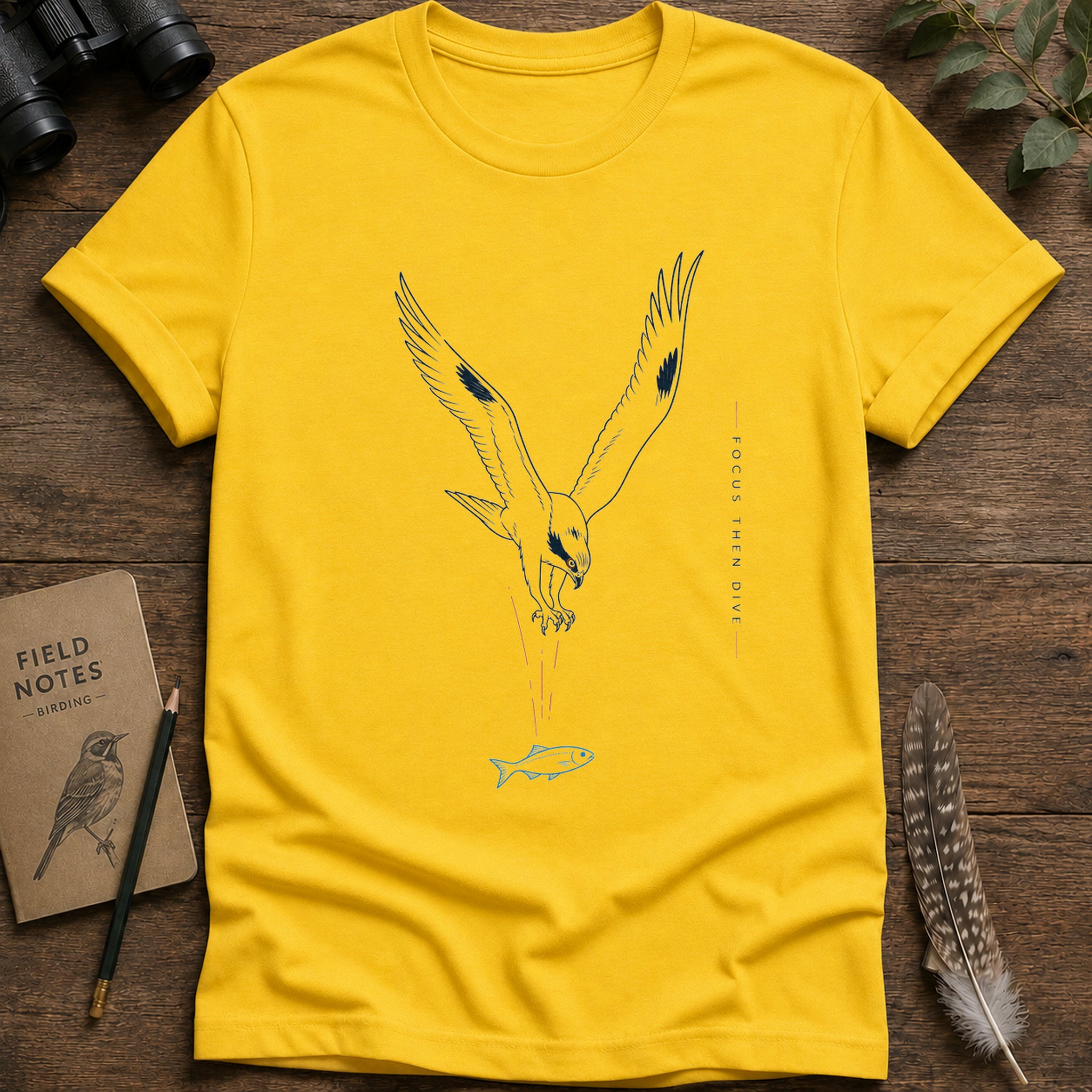 Focus Then Dive T Shirt